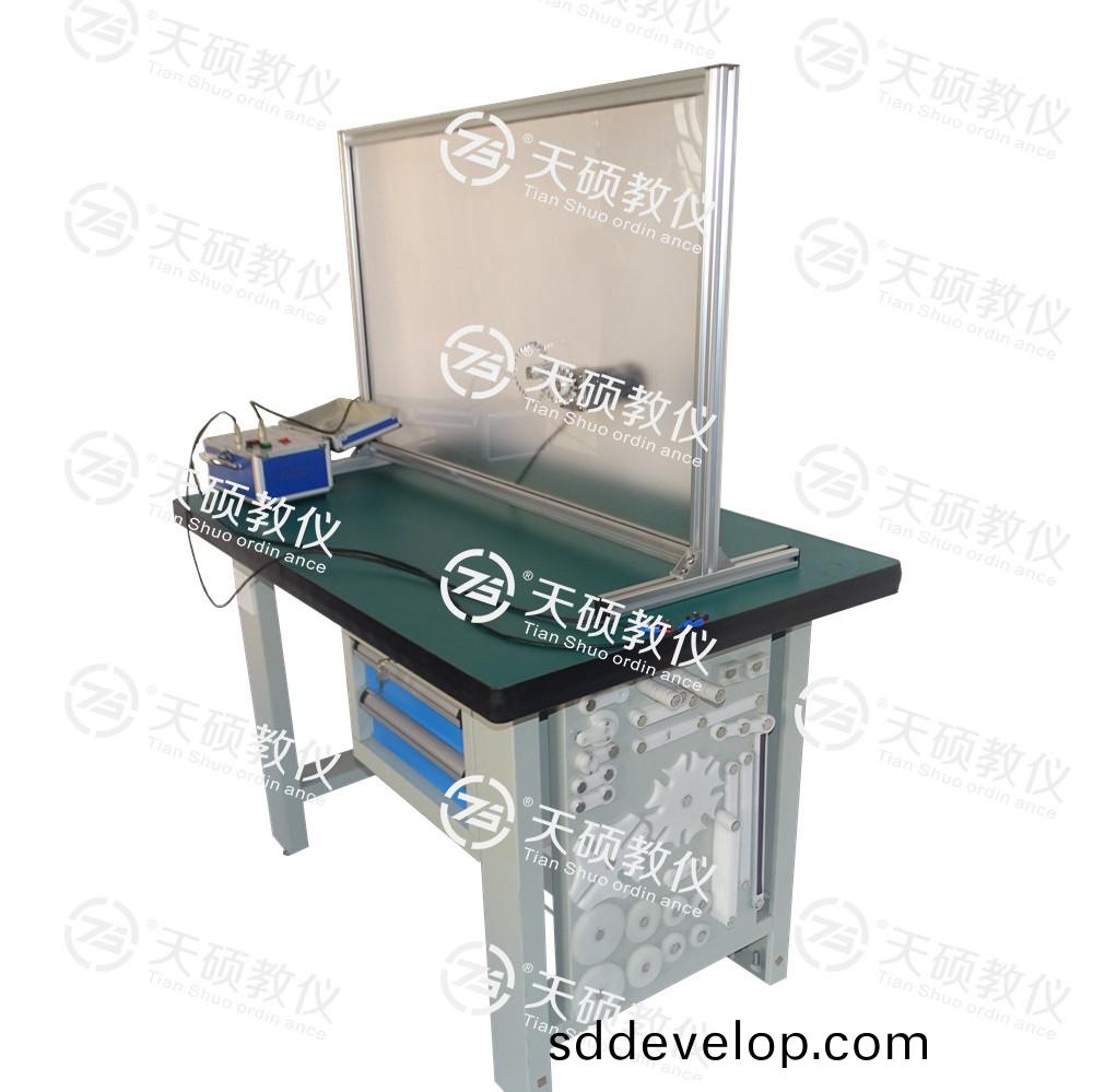 TSMECX-4型(xing) 新型平麵機構(gou)創(chuang)意(yi)組郃(he)搭接(jie)實(shi)驗檯(tai)