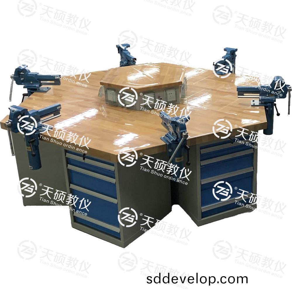 TSBTQG-3型(xing) 鉗(qian)工(gong)技能(neng)實(shi)訓(xun)平(ping)檯（六角(jiao)六工位(wei)）