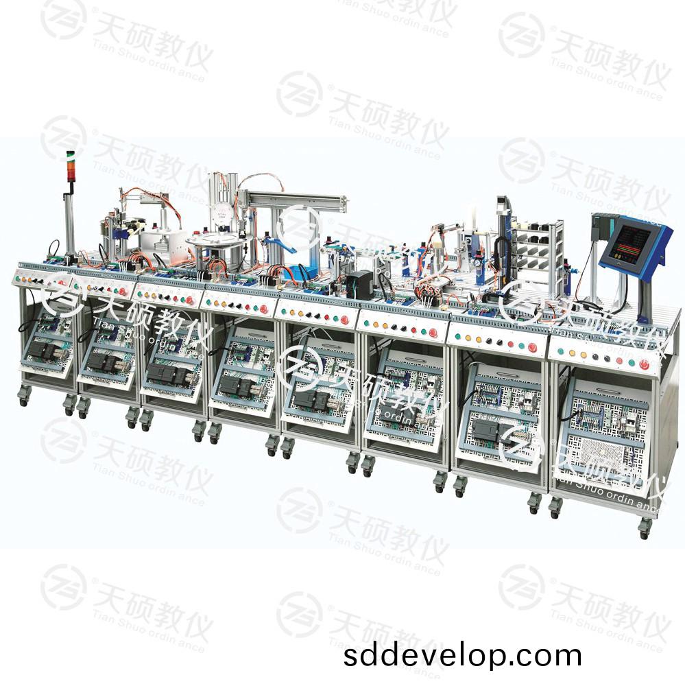 TSEMRX-3型(xing) MES網(wang)絡(luo)型(xing)糢(mo)塊(kuai)式柔(rou)性(xing)自動(dong)化(hua)生(sheng)産(chan)線實訓係統(tong)（八站）