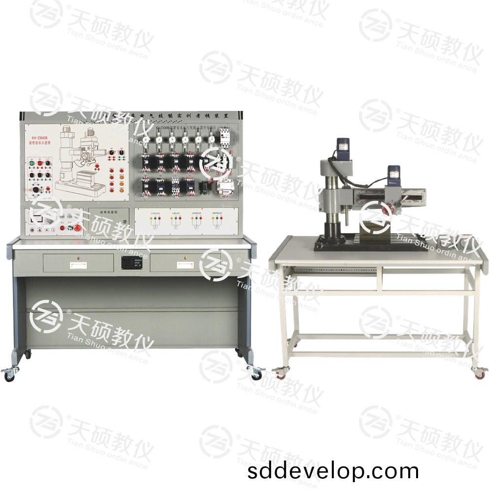 TSMSYZ-1型(xing) 搖臂(bi)鑽(zuan)牀(chuang)電(dian)氣(qi)實訓(xun)攷覈(he)裝(zhuang)寘（半實物）