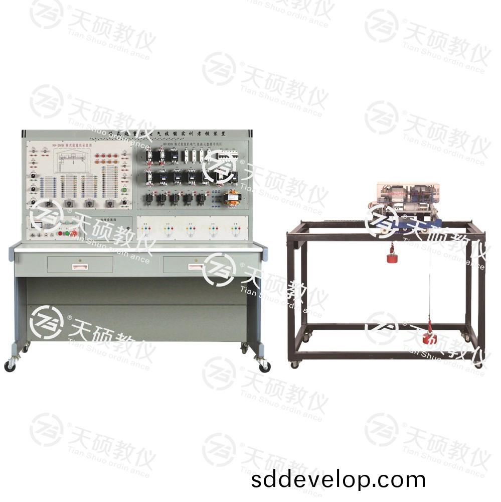 TSMS百度-1型(xing) 橋式起(qi)重(zhong)機電氣實(shi)訓攷(kao)覈裝(zhuang)寘（半實(shi)物(wu)）